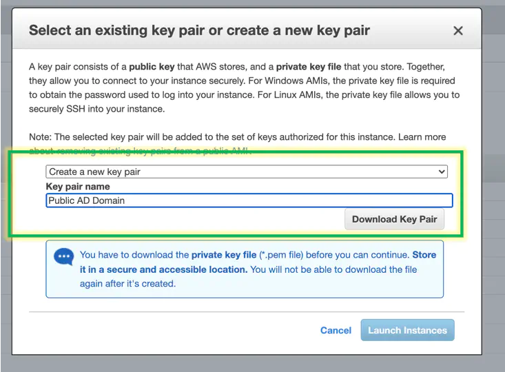 build an aws active directory lab