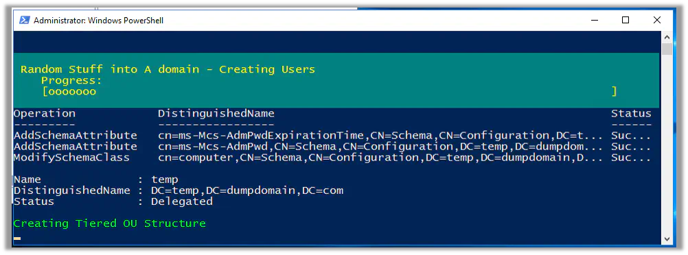 badblood by secframe fills an active directory with objects