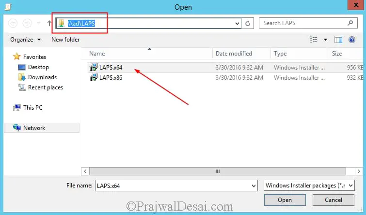 install laps on windows machines